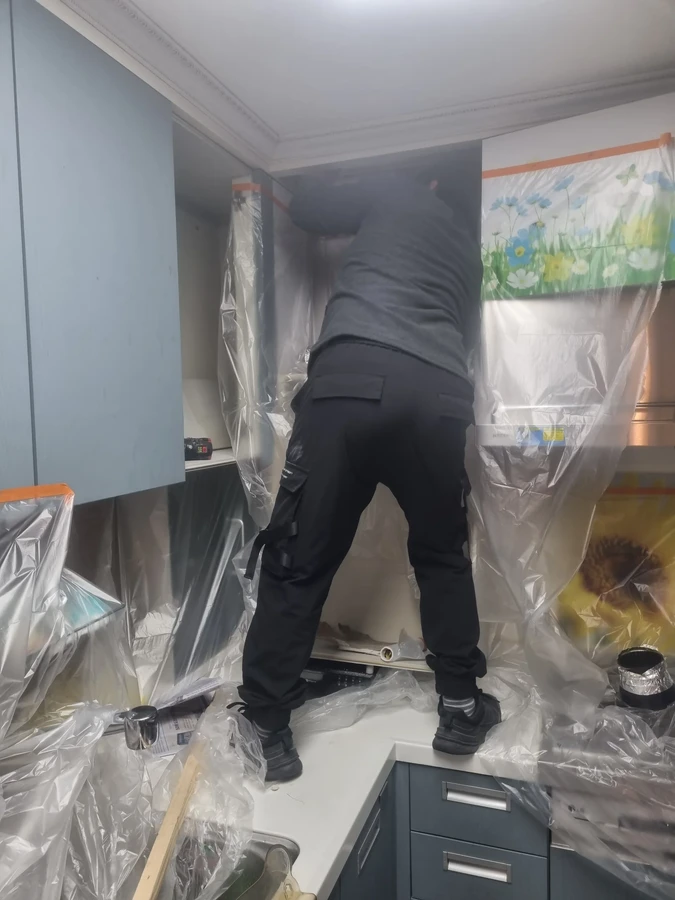 경기도 광주 다용도실냄새차단 배기 배관 정비 현장